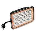 Pikkukuva 3 / 8: 5 tuuman 45W LED-auton neliövalo COB-aukolla, kuorma-auton kauko- ja lähivalojen neliölamppu ajoneuvoille, joissa on tiivistetyt valot