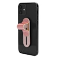 Miniatyrbilde 5 av 8: MOMO STICK Smartphone Stativ og Stropp Fingerholder Klebrighet 3‑trinns Justerbar ABS Rosa