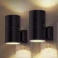 2-pack LED Night Light, Modern Wall Outlet Night Light, Dusk-to-Dawn Sensor, Soft White 3000K, 0-100LM Adjustable Brightness, Dimmable Night Light