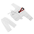 Miniatyrbillede 3 af 8: Børne Hvid Taekwondo Uniform TKD Dragter Tøj WTF Karate Judo Taekwondo Dobok Tøj