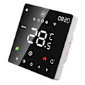 Miniatyrbillede 2 af 8: 16A Smart Termostat LCD Farve Touchscreen PC Programmerbar Elektrisk Varmetermostat til Hjem Hotel Kontor AC 90 til 240V Uden WiFi