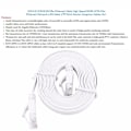 Miniatyrbillede 8 af 8: 0,5m 1,5m 2m 3m 5m 10m 15m 20m Ethernet-kabel Højhastigheds RJ45 CAT6 Flad Ethernet Netværk LAN-kabel UTP Patch Router Datakabler