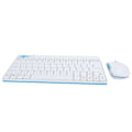 Miniatyrbilde 7 av 8: Trådløst tastatur og mussett Protable Combo Mini Ultra Thin Silent 2.4Ghz for Laptop PC X210White
