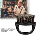 Miniatyrbild 3 av 7: Vildsvinspälsrakborste för män Skäggmustaschklippningsborste Salongrakverktyg #02