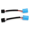 Miniatyrbilde 3 av 8: 2 stk 9007 Hann til H4 9003 Hunn Ledningsnett Adapter Tilkobling Erstatning for Hummer H2 Frontlys 12V‑24V