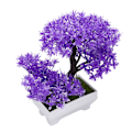 Miniatyrbilde 3 av 8: Kunstig Bonsai Falsk Blomst Blomst Potteplante Hjemmekontor Innredning