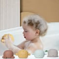 Miniatyrbillede 7 af 8: Badelegetøj Bløde stakkelegetøj til baby Bløde terninglegetøj Dyresprøjte Vandlegetøj Byggeklodser til børn