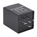 Miniatyrbillede 1 af 8: Plast Vandtæt Støvtæt Holdbar 400 arbejdstimer EP29 4-benet LED-blinkrelæ til bil