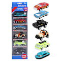 Pikkukuva 1 / 8: 1:64 Metalliautolelu Simulaatio Palokunta-auto Ajoneuvomalli Lapset Lasten Autolelu 6kpl/setti