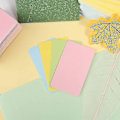 Miniatyrbillede 5 af 5: Kraftpapir Blanke Visitkort - 600 Styk, 6 Farver