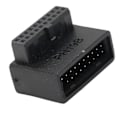 Miniatyrbillede 7 af 8: USB Front Panel Adapter Front Panel Stikkontakt 90° Albue USB3.0 19Pin til 20Pin Header Adapter til PC Motherboard Type B