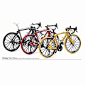 Miniatyrbillede 4 af 5: Cross Mountain Racercykel - Sort Metal Model