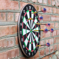 Miniatyrbild 6 av 8: Dubbelsidig flockande darttavla Dart Set Target Game för KTV Leisure Entertainment