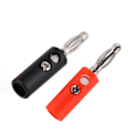 Miniatyrbillede 4 af 8: 10 ST U56 4 mm banan stik DIY-kabelforbindelser Adaptere til elektrisk testning Rød Sort GulGrøn Blå
