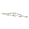 Miniatyrbilde 5 av 8: Klokkerem i rustfritt stål Spenne trykknapp Foldbar spenne Reservedeler for stålklokkerem 4 X 17 mm