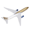 Miniatyrbillede 6 af 8: Modelflyvemaskiner Legering Skrivebordsmodel med Stativ Die Cast Officielle Flyvemaskinmodeller til Samling