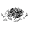 Miniatyrbilde 4 av 8: 100 stk. blanke knappemerker, metall, robuste, holdbare, gjenbrukbare, bred anvendelse, tilpassede knappenåler