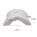 Miniatyrbillede 7 af 7: Bueformet Memory Foam Sovepude Cervikal Pude med Hul Design Armstøtte