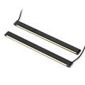 Miniatyrbillede 3 af 8: Vandafast COB Dagkørelys Høj Lysstyrke LED DRL Bil Modificeringslampe 16CM Isblå