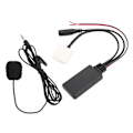 Miniatyrbillede 3 af 8: Bilstereo Radio Bluetooth Audio Forlængerkabel med Mikrofon Udskiftning til Mazda 2 3 5 6 8 2006 og fremefter