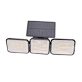 Miniatyrbild 4 av 8: Solar utomhusljus 180 lysdioder 6000 till 7000K Superbright 3 justerbart huvud IP65 utomhus rörelsesensorlampa