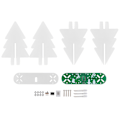 Pikkukuva 4 / 8: DIY 3D joulukuusi elektroninen LED-piirisetti kotiin pöytäkoristeeksi vihreä