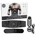 Miniatyrbillede 1 af 8: Smart mavemuskeltræner TENS PU Læder Slimming Belt Genopladelig midjetrimmer