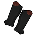 Miniatyrbillede 3 af 8: 2 stk. Læder Half Chaps Ride Half Chaps Benbeskyttere til voksne S