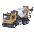 Miniatyrbillede 4 af 8: 1:32 skala betonmixer lastbil legetøj 360 grader roterende legering konstruktion lastbil model legetøj med simulering sandsten
