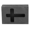Miniatyrbillede 5 af 8: Grafitstøbeform Korsformet Varmestabilitet Smelteform til Metal 1,77 X 1,38 X 0,39 tommer