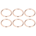 Miniatyrbillede 8 af 8: 20 stk. Metalringe 4x32mm Jern Robust Holdbar Multifunktionel Udsøgte Metal O-ringe Guld