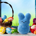 Miniatyrbild 7 av 8: Peeps kanin prydnad påsk tecknad kanin prydnad påsk dekoration påsk plysch kanin (rosa röd)