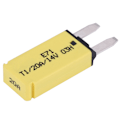 Miniatyrbillede 1 af 8: 14V DC Automatisk Nulstilling Mini-Sikringsafbrydere Bladsikringer til Bil Lastbil Båd RV 20A Gul