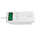 Pikkukuva 4 / 8: TS-3000 Lämpötilansäädin LCD Termostaatti Langattomalla Pistorasialla Huoneen Jäähdytykseen Lämmitykseen EU 230V 16A 50Hz 3680W Maksimi