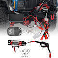 Pikkukuva 5 / 8: RC-auto Metal Winch kaukosäätimen lisävarusteilla sopii Axial SCX10 90046 D90 1/10 RC Crawler -kuorma-autolle