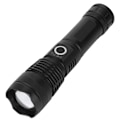 Miniatyrbilde 6 av 8: 2 i 1 USB-oppladbar LED-lommelykt arbeidslys med magnetisk base for CNC-fresing