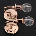 Miniatyrbillede 6 af 8: 2 stk. Alloy Væghængt Lampe Model Dekoration Display Lampe til 1:12 Dukkehuse Tilbehør