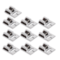 Miniatyrbillede 4 af 8: 10 stk. Rynkefod 5 7 9 Rille Holdbar Blank Overflade Uden Grater Symaskinefod i Rustfrit Stål til Hjemmet 9 Rille