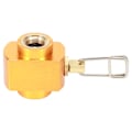 Miniatyrbild 1 av 8: G1/4 DN8 Adapter för utomhuscampingspis Gaspåfyllningsventil Adapter Gasspis Tillbehör