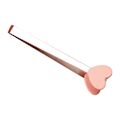 Miniatyrbilde 2 av 8: Mini-tang i silikon Serveringstang Matpinsett Små barntang for servering Matlaging Forretter Isbiter Frukt Sukker Rosa Hjerteform