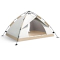 Miniatyrbilde 4 av 8: Enkelt pop-up telt Soltelt Regntätt Sterk stabilitet Automatisk hurtigåpning telt for utendørs camping Hvit Enkeltlags 2-seters