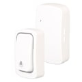 Miniatyrbillede 7 af 8: Trådløs dørklokke Selvforsynende dørklokke Voice Intercom ABS Hulfri installation til hjemmet UK Stik 100-230V
