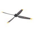 Miniatyrbillede 2 af 8: Propellerblad til WLtoys XK A280 Plast RC Flyvemaskine Reservedele Tilbehør til udskiftning Sort