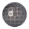 Miniatyrbillede 8 af 8: Polyedriske metalterningsæt Udsøgt tunge 100-sidede rollespilstærninger til brætspil 2 tommer i diameter kobber