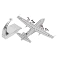 Miniatyrbillede 1 af 8: Flyveplansmodel i skala 1:200 Metal Legering Flyveplansmodel Legetøj til samling Kontor