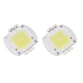 Miniatyrbillede 4 af 8: 2 stk Runde LED-chips 100W Højtydende LED-chip Hvidt lys 9600LM 6000K LED-perler til Hjemmestudiet Udstilling Madlys Spotlight