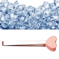 Miniatyrbilde 6 av 8: Mini-tang i silikon Serveringstang Matpinsett Små barntang for servering Matlaging Forretter Isbiter Frukt Sukker Rosa Hjerteform