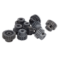 Miniatyrbild 8 av 8: 10 st/set 16T-25T 7075 48P stål RC bilmotor kugghjul för 1/8 1/10 borstlös motor