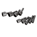 Miniatyrbillede 7 af 8: 9 stk Socket Bits 1/4in Hex Skaft Krom Vanadium Stål Skruetrækker Sokkel med Opbevaringsholder