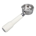Pikkukuva 3 / 8: 58 mm 3-korvainen Bottomless Portafilter Kahvi Bottomless Portafilter Barsetto Kahvikoneelle C2 Muovi Valkoinen